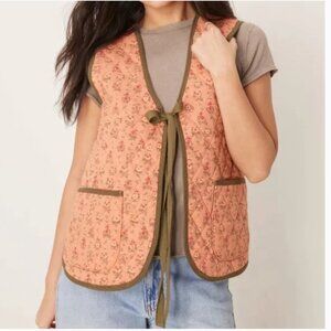 Free People Claudine Quilted Vest size M